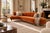 Brazilian Modern Sculptural Curved Sofa in Burnt Sienna Mohair Velvet, Brazil, 1950s For Sale - Image 11 of 18