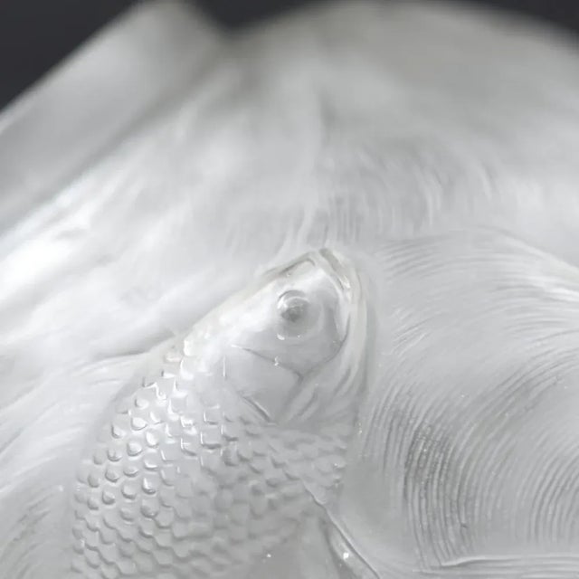 Formose Vase in Blown-Pressed White Glass with Opalescent Patina by Rene Lalique, 1927 For Sale - Image 9 of 14