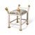 Port 68 Boca White Ocelot Celadon Bamboo Bench For Sale - Image 4 of 8