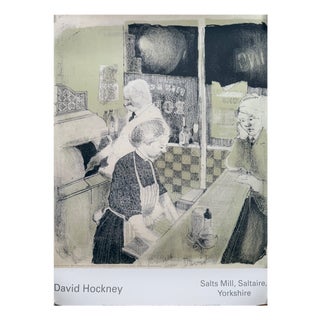 David Hockney, Fish and Chip Shop, 1954, Paper For Sale