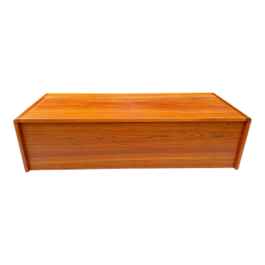 Mid 20th Century Danish Modern Teak Rounded Chest Trunk