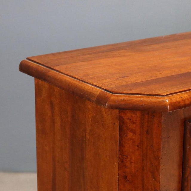 20th Century Scalloped Walnut Sideboard, Italy For Sale - Image 5 of 10