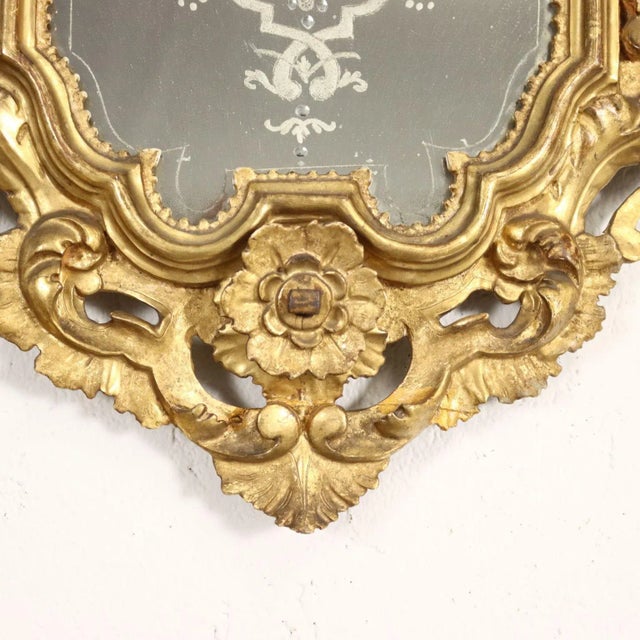 Baroque Gold-Framed Mirrors, Set of 4 For Sale - Image 9 of 12