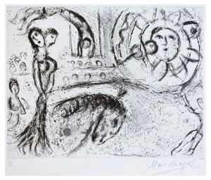 Marc Chagall, Le Cirque Fantastique, Etching, 1967