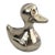 Leonard Silver Plate Duck Piggy Bank For Sale