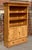 Rustic European Pine Bookcase With Half Doors From Armoire For Sale - Image 3 of 16