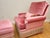 Hollywood Regency Exquisite Custom-Made Hollywood Regency Chair & Ottoman For Sale - Image 3 of 5