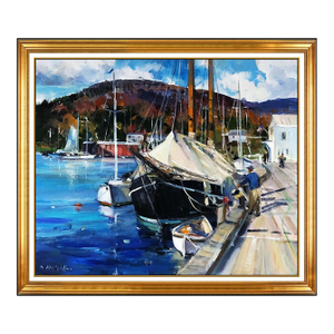 Late 20th Century Morning at the Docks, Dale Ratcliff