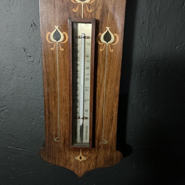 Arts and Crafts Aneroid Barometer, 1895 For Sale - Image 3 of 6