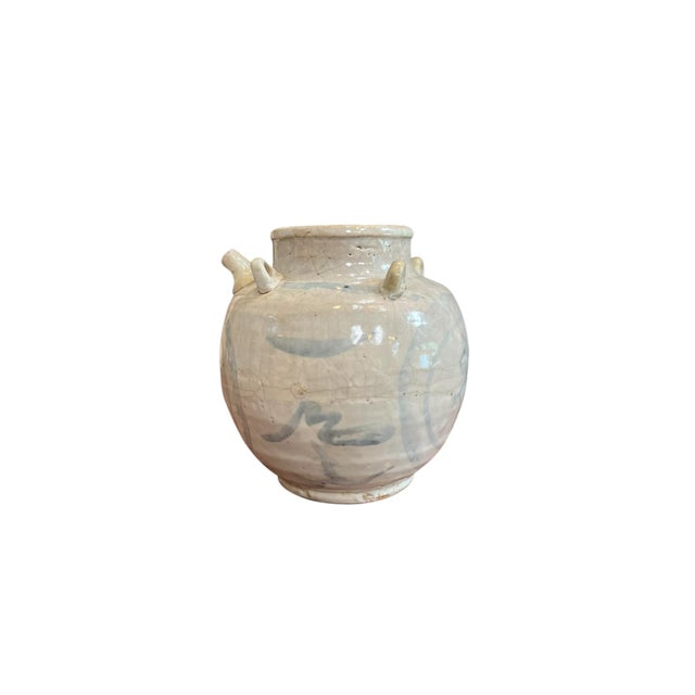 Chinese 19th Century Chinese Blue and White Wine Ewer For Sale - Image 3 of 9