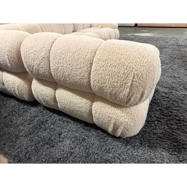 Modern Contemporary Cream 4pc Rove Concepts Belia Modular Sofa Sectional For Sale In West Palm - Image 6 of 16