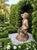 1990s Vintage Neoclassical Terracotta Garden Fountain - Maiden With Scallop Shell For Sale - Image 5 of 7