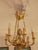 Antique French Empire bronze chandelier lighting Gold Ceiling light Gilt bronze light fixture Living room Bedroom Dining...
