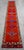 Hand-Knotted Turkish Runner Rug. Bright Orange Narrow Hallway Decor Kitchen Rug - 2' X 12'4" For Sale - Image 9 of 16