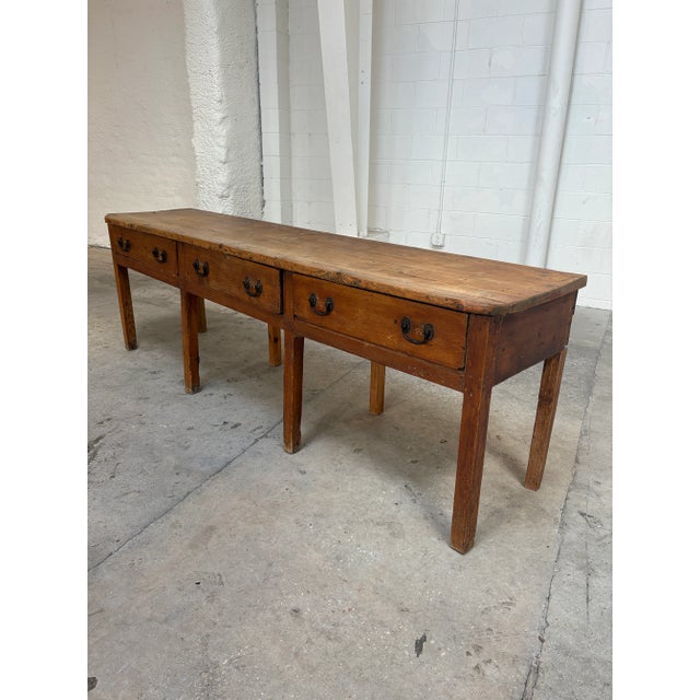 Camel Mid 19th Century Monumental French Provincial Console For Sale - Image 8 of 10