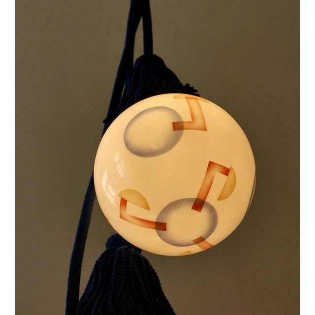 Pendant Light with Three Glass Balls, 1925 For Sale - Image 13 of 14