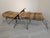 Metal Bauhaus Italian Reclining Armchair with Ottoman, 1970s For Sale - Image 7 of 17