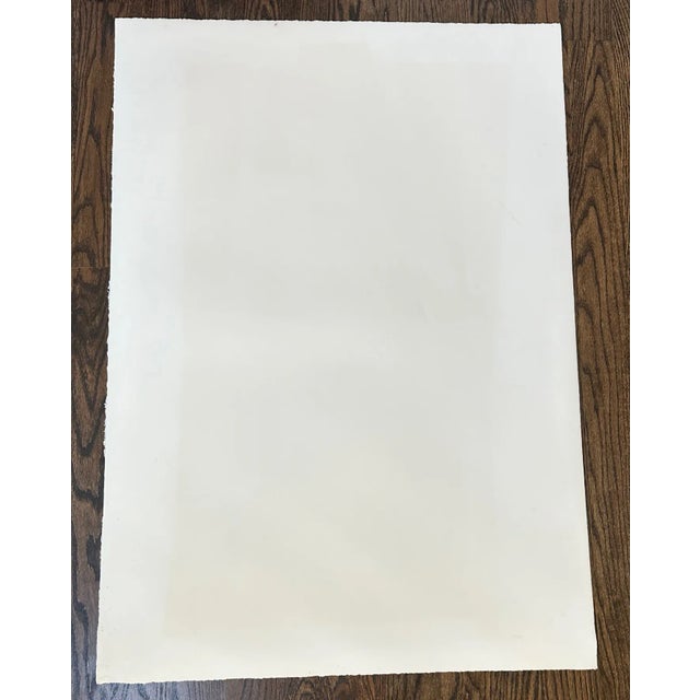 Signed original screenprint by American artist Larry Zox (1936-2006) Title: Crow Slab I Year: 1979 Edition: Artist Proof...