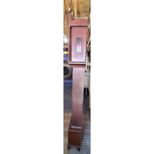 18th Century Rare Antique Mahogany Grandfather Clock**Crafted 230+ Years Ago**OBO For Sale - Image 5 of 7