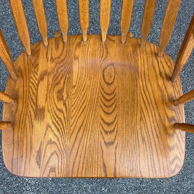 21st Century Hunt Country Furniture Traditional Solid Oak Bowback