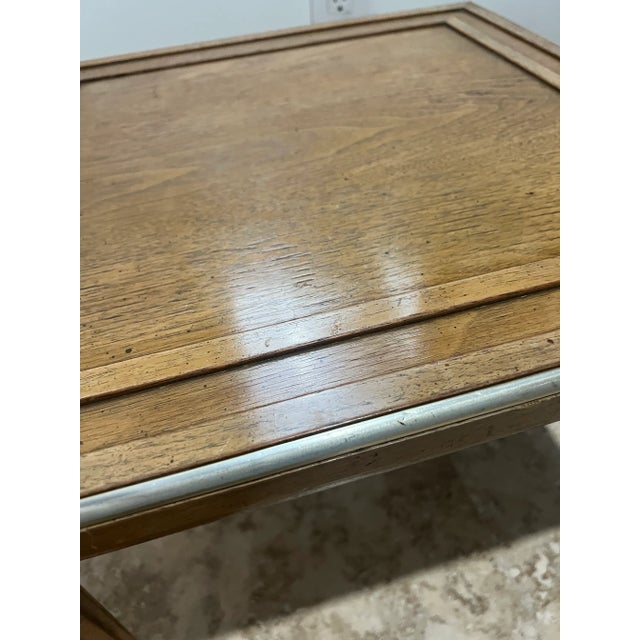 1950s Pair of Mid Century Modern Low Profile End Tables For Sale - Image 10 of 12