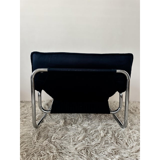 Black Lounge Chair by Johan Bertil Häggström for Ikea, 1970s For Sale - Image 8 of 13