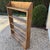 Vintage Rustic Pine Shallow Bookcase With Scalloped Detail For Sale - Image 4 of 12