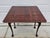 Early 20th Century Square Ball and Claw Crotch Mahogany Flip Top Console Game Table For Sale - Image 5 of 17