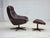 Set of Danish Swivel Chair with Ottoman Model Silhouett by H.W.Klein for Bramin, 1970s For Sale - Image 17 of 18