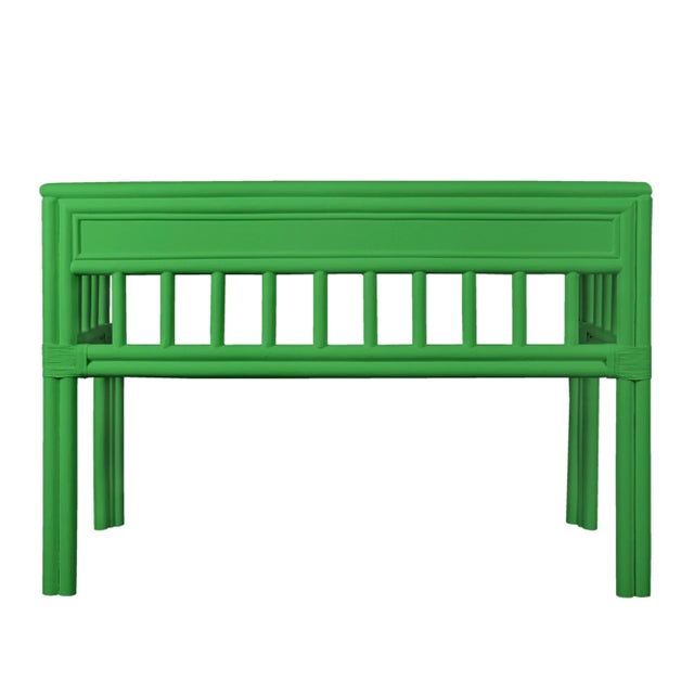 Bright Green Colony Desk, Bright Green For Sale - Image 8 of 9