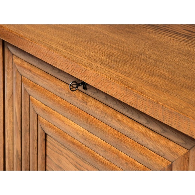 1940s Sideboard in Oak attributed to Oscar Nilsson, Sweden, 1940s For Sale - Image 5 of 12