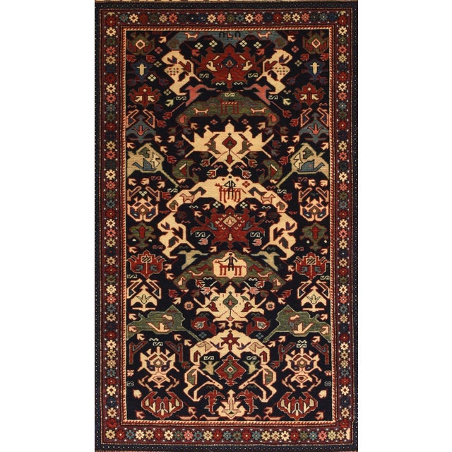 Traditional Vintage Shirvan Rug 4'0'' x 6'3'' For Sale - Image 3 of 12
