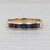 Blue 0.80ctw Blue Sapphire Ring 18k Yellow Gold Stackable Band Size 6.75 For Sale - Image 8 of 8