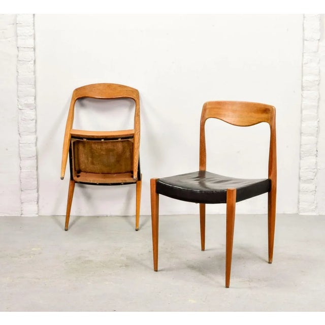 Model 71 Dining Chairs by Niels Otto Møller, 1950s, Set of 4 For Sale - Image 13 of 18