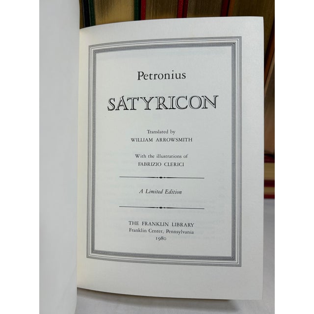 1970s Vintage Franklin Library Collection Limited Edition Leather Books - Set of 16 Books For Sale - Image 10 of 12