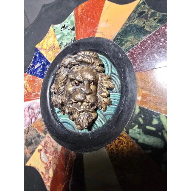 Metal Italian Hardstone and Silver Plaque, Early 19th Century For Sale - Image 7 of 12