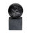 Evoking the quiet strength of elemental form, this marble orb rests with serene balance atop a geometric plinth. The piece...