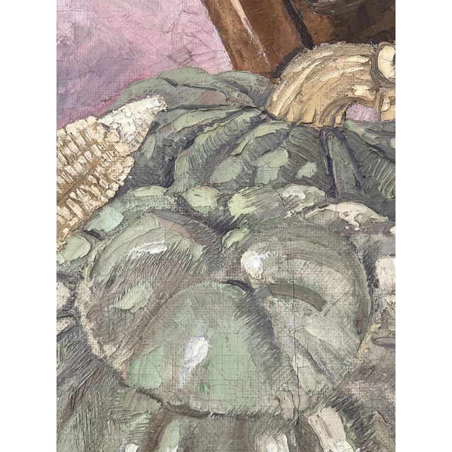 Piero Poraccia, Epis de maïs, 1924, Oil on Canvas, Framed For Sale - Image 6 of 12