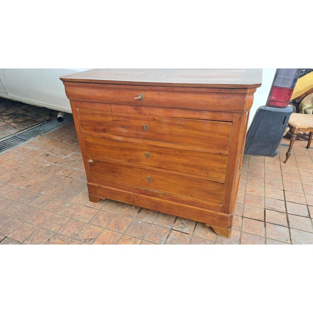 Cappuccino Cherry Chest of Drawers For Sale - Image 6 of 6