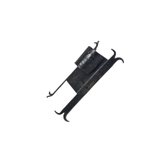 Metal Brutalist Wall Lamp, Poland, 1970s For Sale - Image 7 of 10