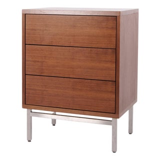 Chest of Drawers in Walnut & Metal from Skovby Møbelfabrik, 1960s For Sale