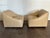 1980s Vintage 1980's Post Modern Leather Lounge Chairs For Sale - Image 5 of 12