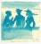 The Discussion is a watercolor Drawing realized by Mino Maccari (1924-1989) in the Mid-20th Century. Hand-signed on the...