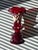 Antique Late 19th Century Cranberry Glass Vase With Raised White Enamel Decoration For Sale - Image 12 of 12