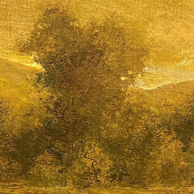 Contemporary It Was a Land of Plenty by Shawn Krueger | Oil on Linen Landscape with hills and trees For Sale - Image 3 of 4