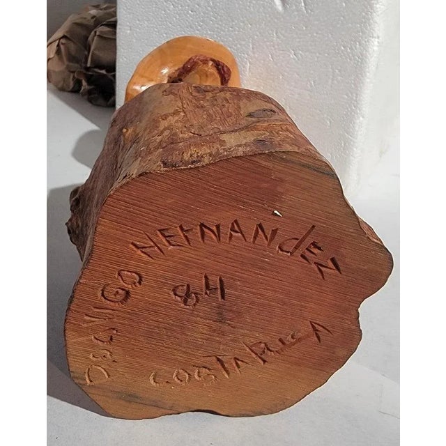 1930s Hand Carved Cowboy One Piece of Wood For Sale - Image 5 of 5