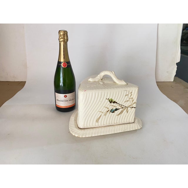 Cheese Tray in Ceramic in White Color, France, 1970s For Sale - Image 12 of 14