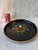 Black Vintage Strawberry Tole Round Tray For Sale - Image 8 of 17