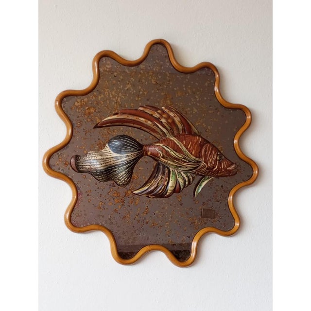 Mirror Sculpture with Fish by Mauro Pieroni, 1970s For Sale - Image 13 of 13