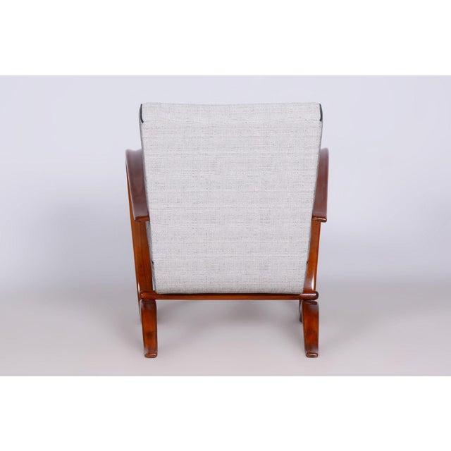 Czech Art Deco H-269 Armchairs attributed to J. Halabala for Up Závody, 1930s, Set of 2 For Sale - Image 9 of 12